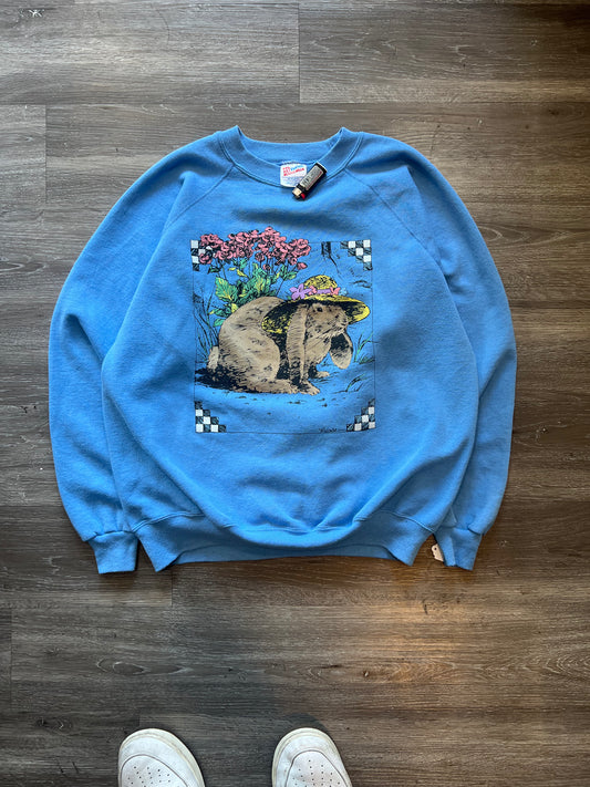 Bunny Garden Crewneck XL