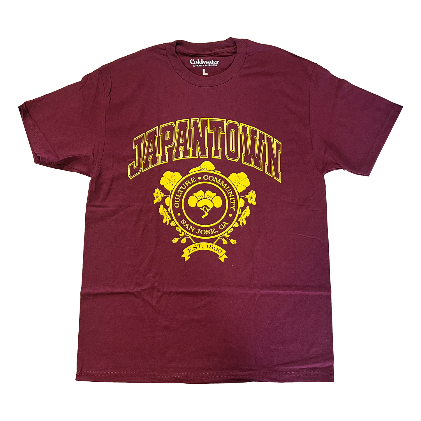 Japantown Tee (Maroon)