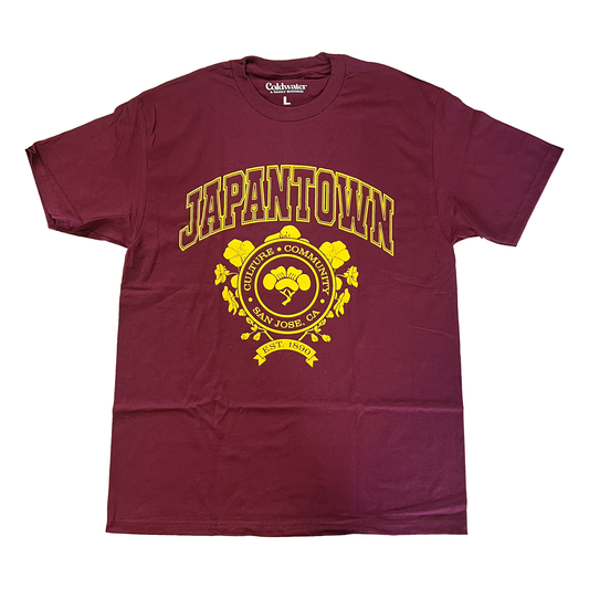 Japantown Tee (Maroon)